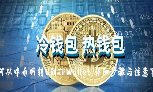 如何从中币网转U到TPWallet:详细步骤与注意事项